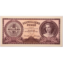 Egymilliárd pengő 1946 0-sorszámos Minta