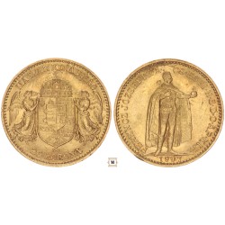 Ferenc József 20 korona 1907 KB RR!