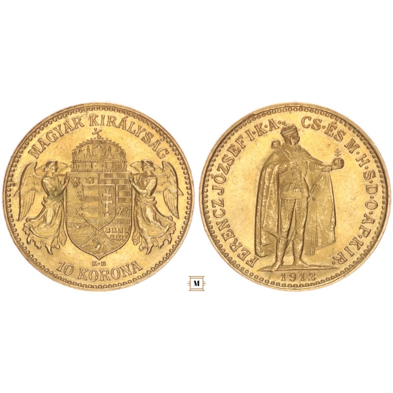 Ferenc József 10 korona 1912 KB Ferenc József 10 korona 1912 KB