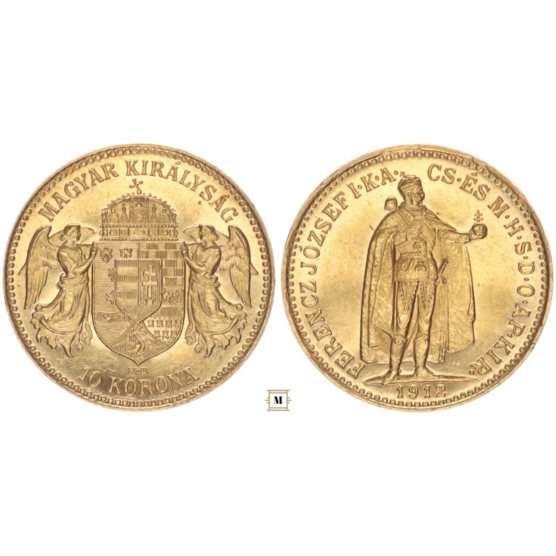 Ferenc József 10 korona 1912 KB Ferenc József 10 korona 1912 KB