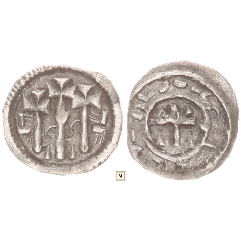 II. István 1116-31 denár ÉH 37 II. István 1116-31 denár ÉH 37