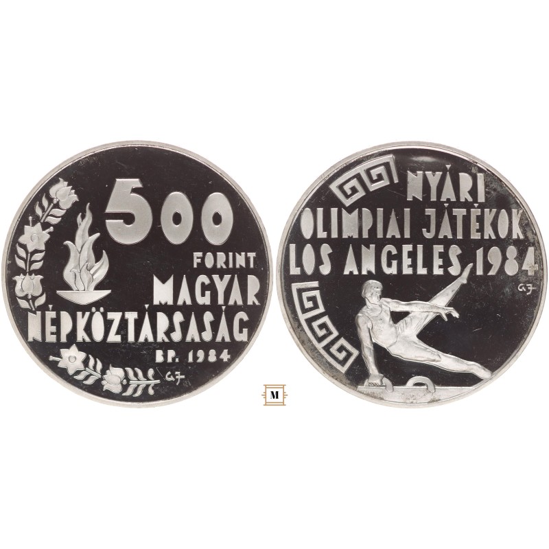 500 forint Nyári Olimpia - Los Angeles 1984 BP 500 forint Nyári Olimpia - Los Angeles 1984 BP