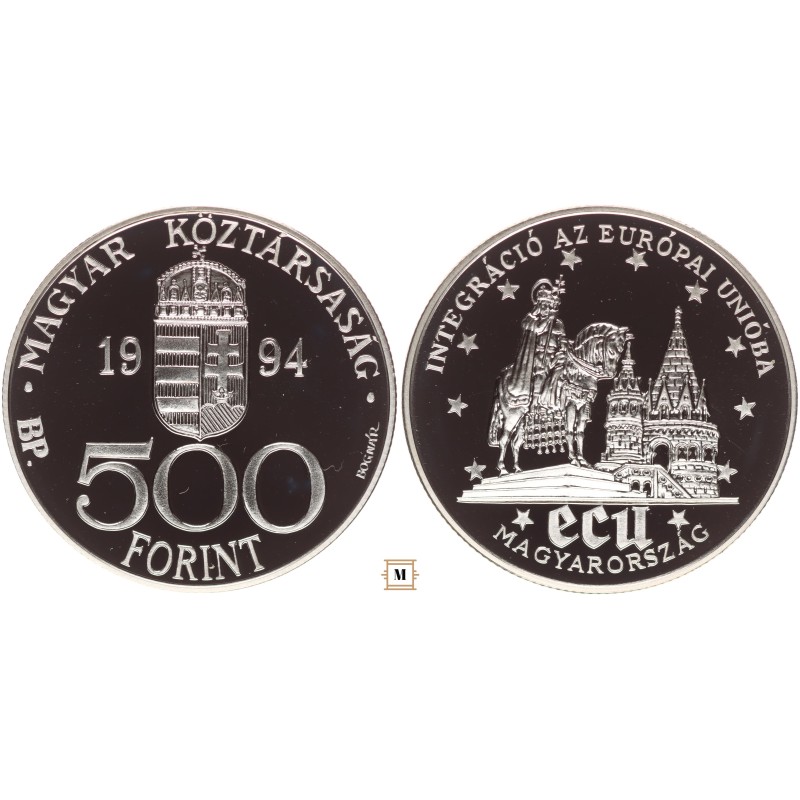 500 forint ECU II. 1994 BP 500 forint ECU II. 1994 BP