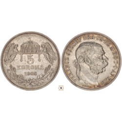 Ferenc József 5 korona 1908 KB