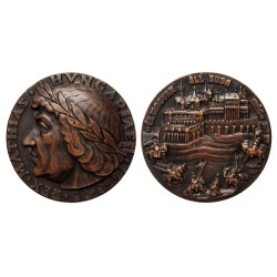 Rex Matthias Hungariae 1440-90 bronzérem Csúcs F.