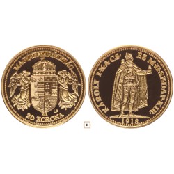 20 korona 1918 utánveret