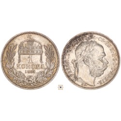 Ferenc József 1 korona 1895 KB