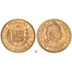 Peru 1/2 Libra 1966