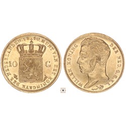 Hollandia 10 gulden 1840 Utrecht