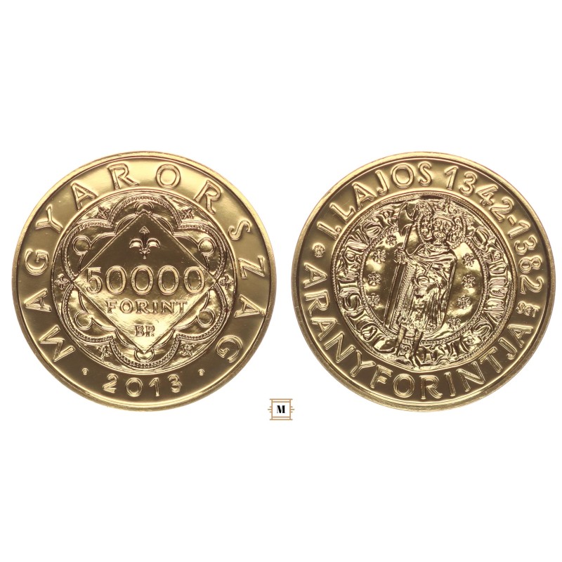 50 000 forint Nagy Lajos aranyforintja 2013 BP 50 000 forint Nagy Lajos aranyforintja 2013 BP