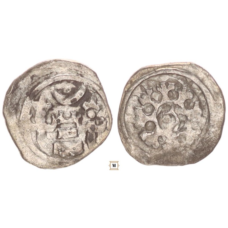 IV. Béla 1235-1270 Ezüst Obulus  ÉH 229