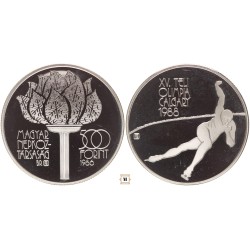 500 forint XV. Téli Olimpia - Calgary'88 1986 BP