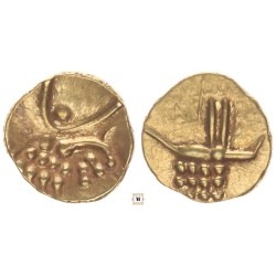 India, Travacore arany fanam 1820-30