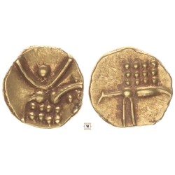 India, Travacore arany fanam 1820-30