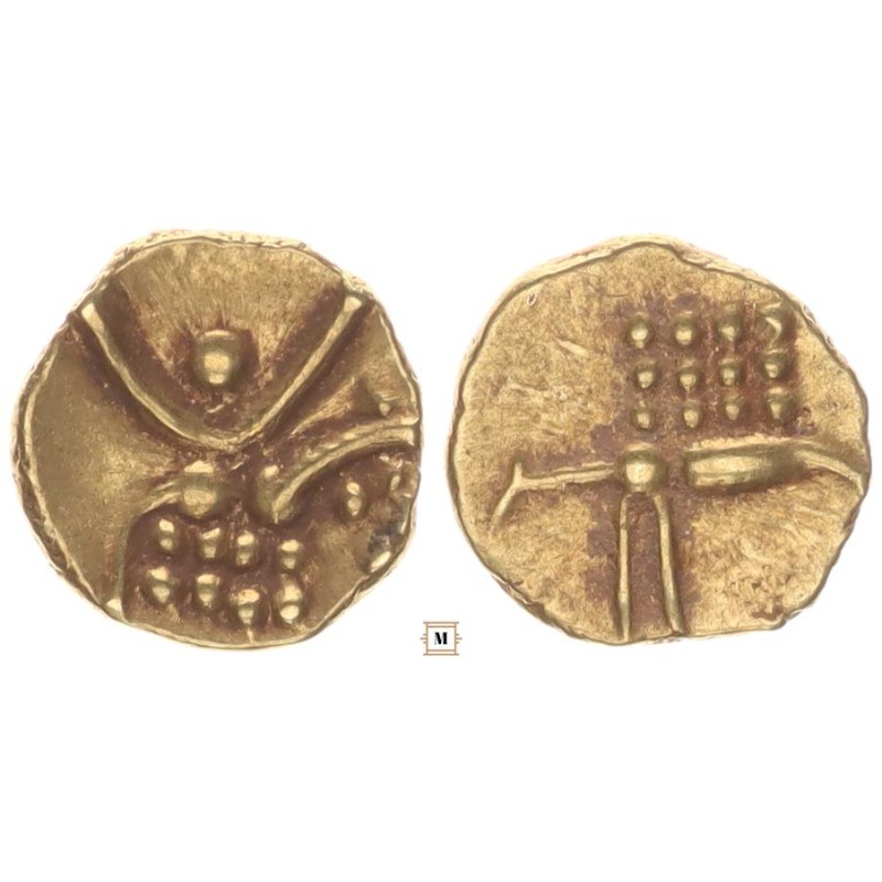 India, Travacore arany fanam 1820-30 India, Travacore arany fanam 1820-30
