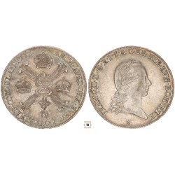 II.Ferenc 1/4 koronatallér 1793 B