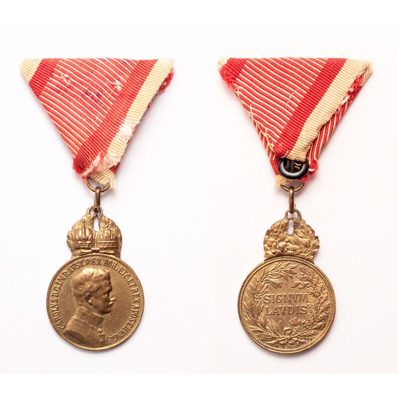 Károly bronz Signum Laudis Károly bronz Signum Laudis