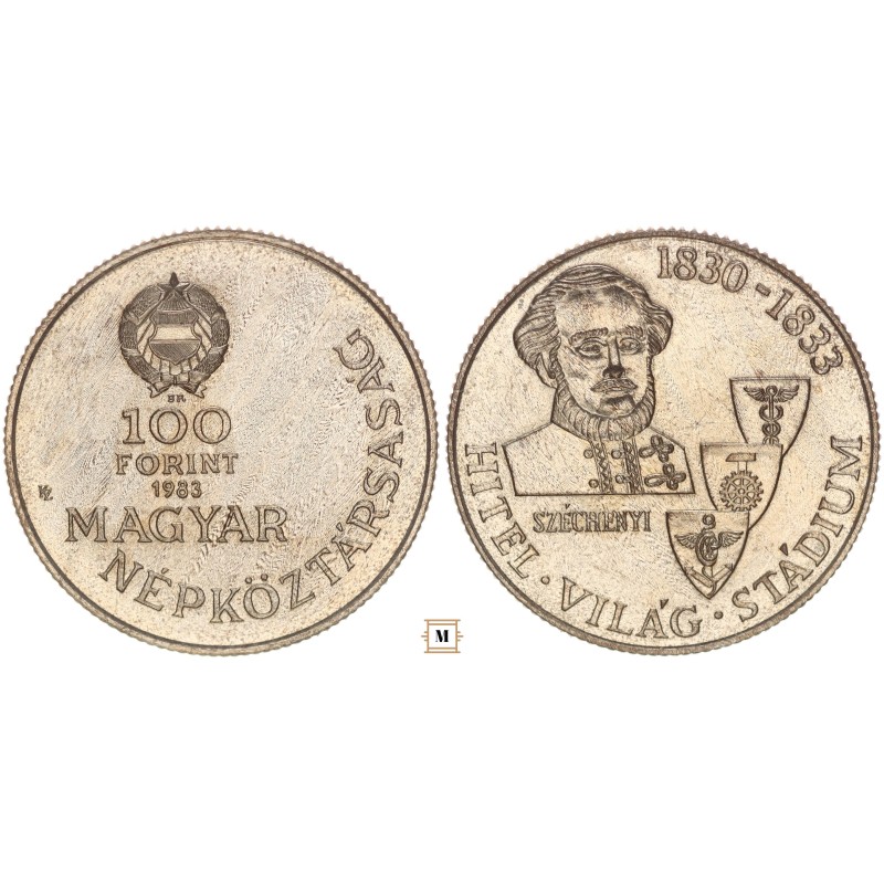 100 forint Széchenyi István 1983 BP 100 forint Széchenyi István 1983 BP