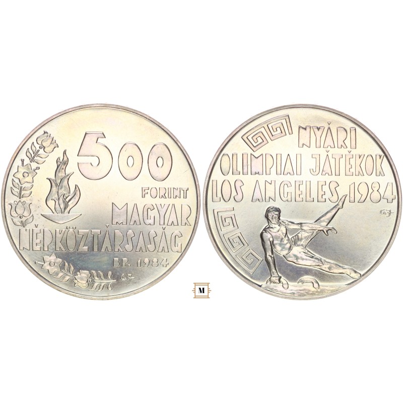 500 forint Nyári Olimpia - Los Angeles 1984 BP 500 forint Nyári Olimpia - Los Angeles 1984 BP