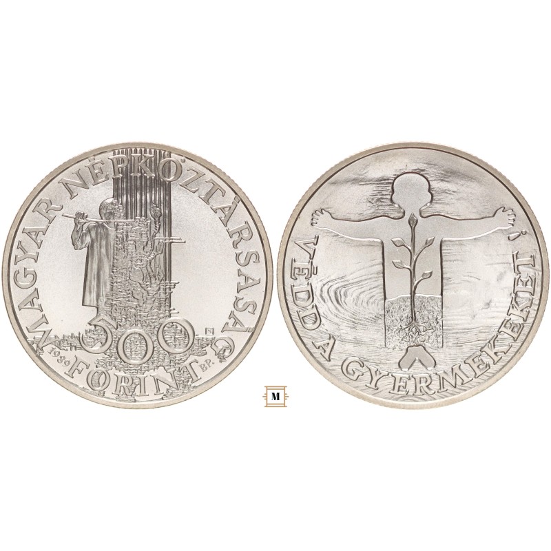 500 forint Védd a gyermekeket! 1989 BP 500 forint Védd a gyermekeket! 1989 BP