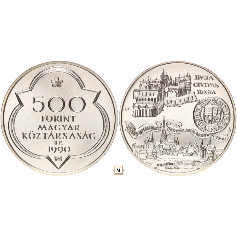 500 forint Mátyás király - Buda 1990 BP 500 forint Mátyás király - Buda 1990 BP