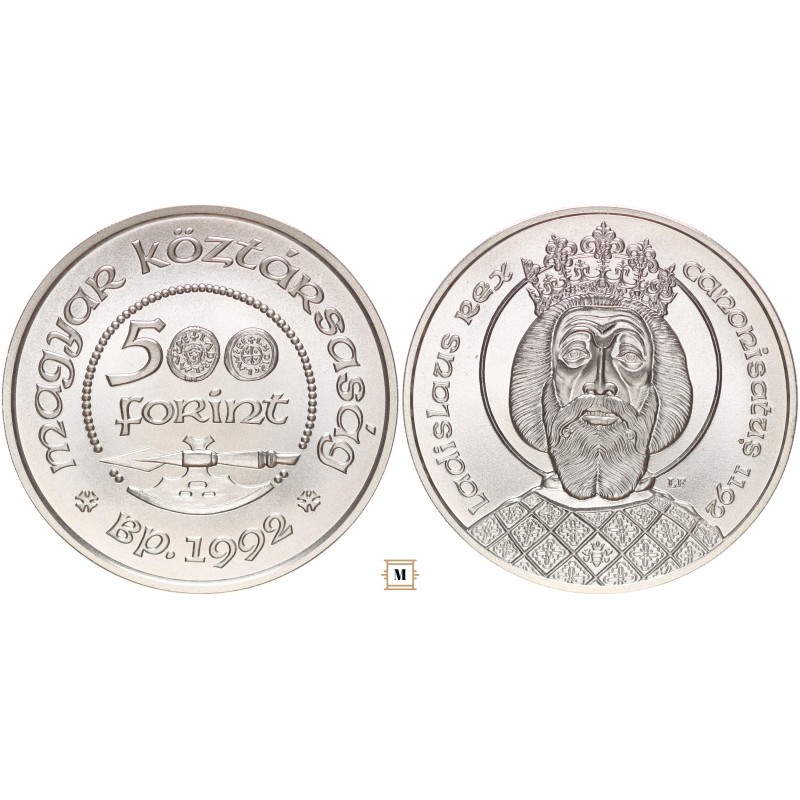 500 forint Szent László 1992 BP 500 forint Szent László 1992 BP