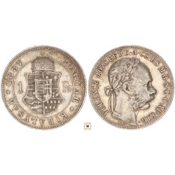 Ferenc József forint 1887 KB