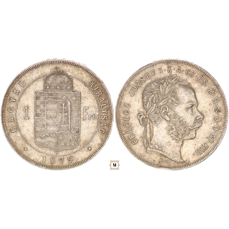 Ferenc József forint 1879 KB Ferenc József forint 1879 KB