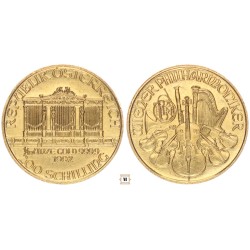 Ausztria 100 schilling 1992 1/10 uncia