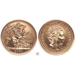Nagy-Britannia 1/2 sovereign 2020