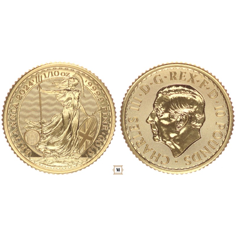 Nagy-Britannia 10 font 2024 1/10 uncia Nagy-Britannia 10 font 2024 1/10 uncia