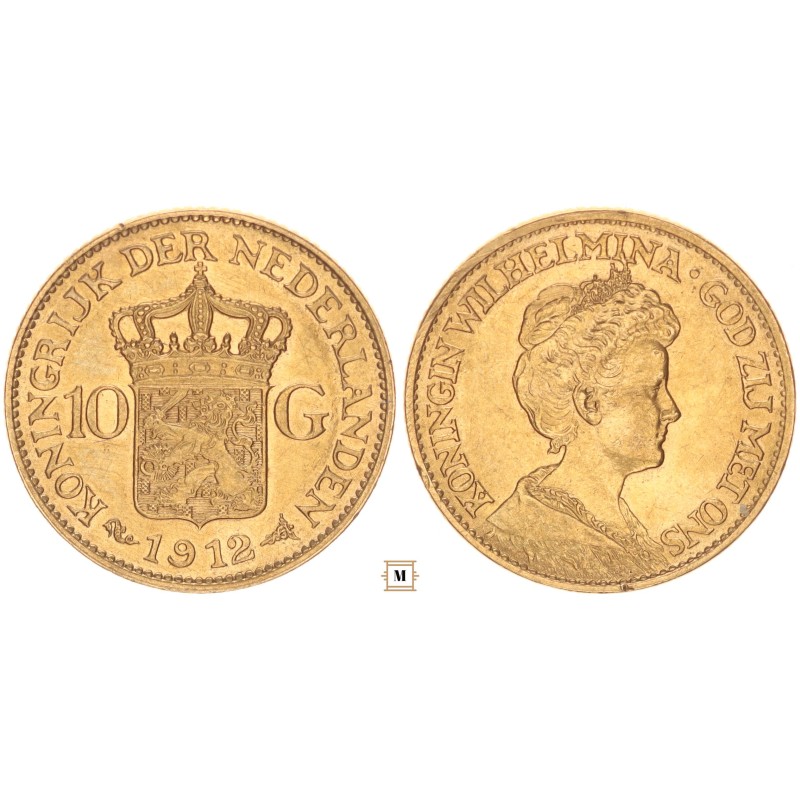 Hollandia 10 gulden 1912 Hollandia 10 gulden 1912