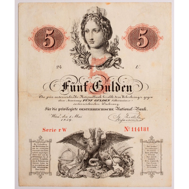 5 gulden 1859 5 gulden 1859