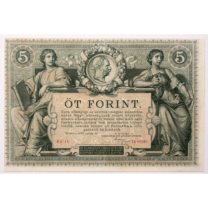 5 forint 1881 5 forint 1881