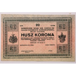 Debrecen 20 korona 1919 RR!