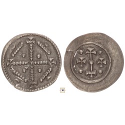 II. Géza 1141-1162 denár  ÉH 72 szigla