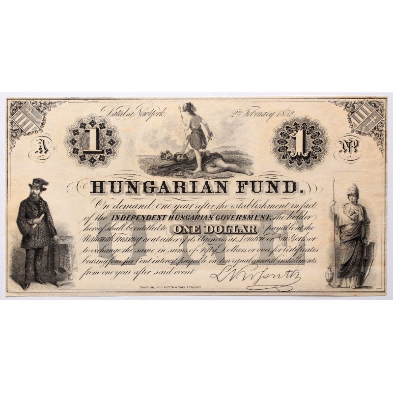 Kossuth 1 dollár 1852 Kossuth 1 dollár 1852