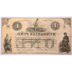 Kossuth 1 dollár 1852
