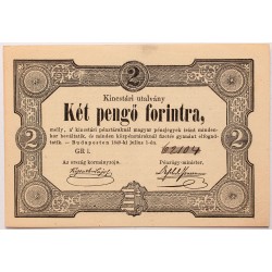 Szabadságharc 2 forint 1849