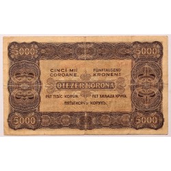 5000 korona 40 fillér 1923