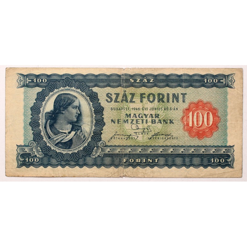 100 forint 1946 100 forint 1946