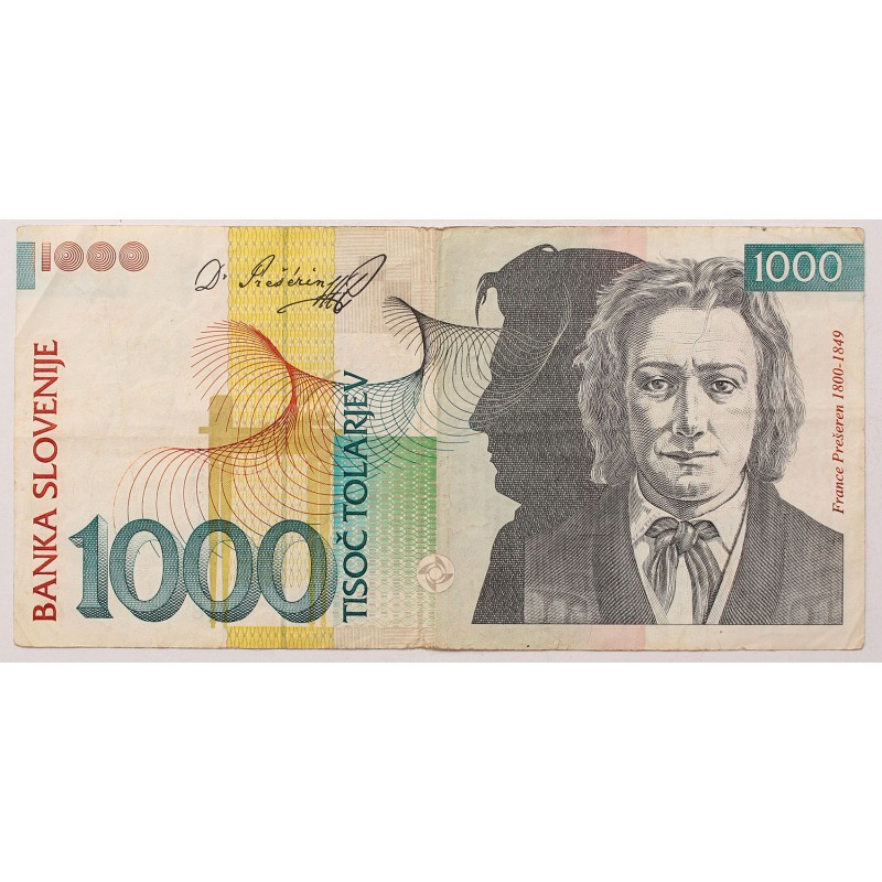 Szlovénia 1000 tolar 1993 Szlovénia 1000 tolar 1993