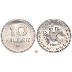 10 fillér 1955 BP