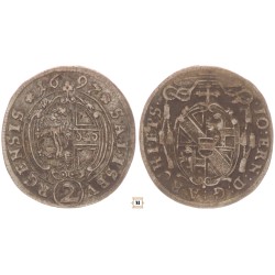 Ausztria, Salzburg 2 krajcár 1697