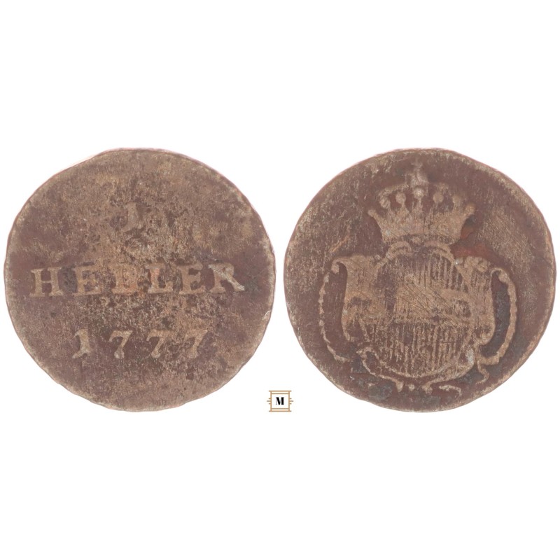 Mária Terézia 1 heller 1777 Bécs Mária Terézia 1 heller 1777 Bécs