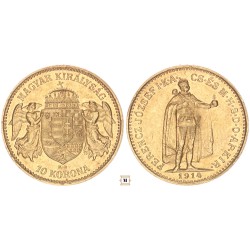 Ferenc József 10 korona 1914 KB R!