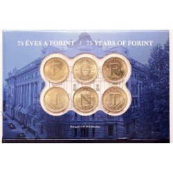 5 Forintos emlékváltozatok Első napi vetet -75 éves a Forint 2021 Bp