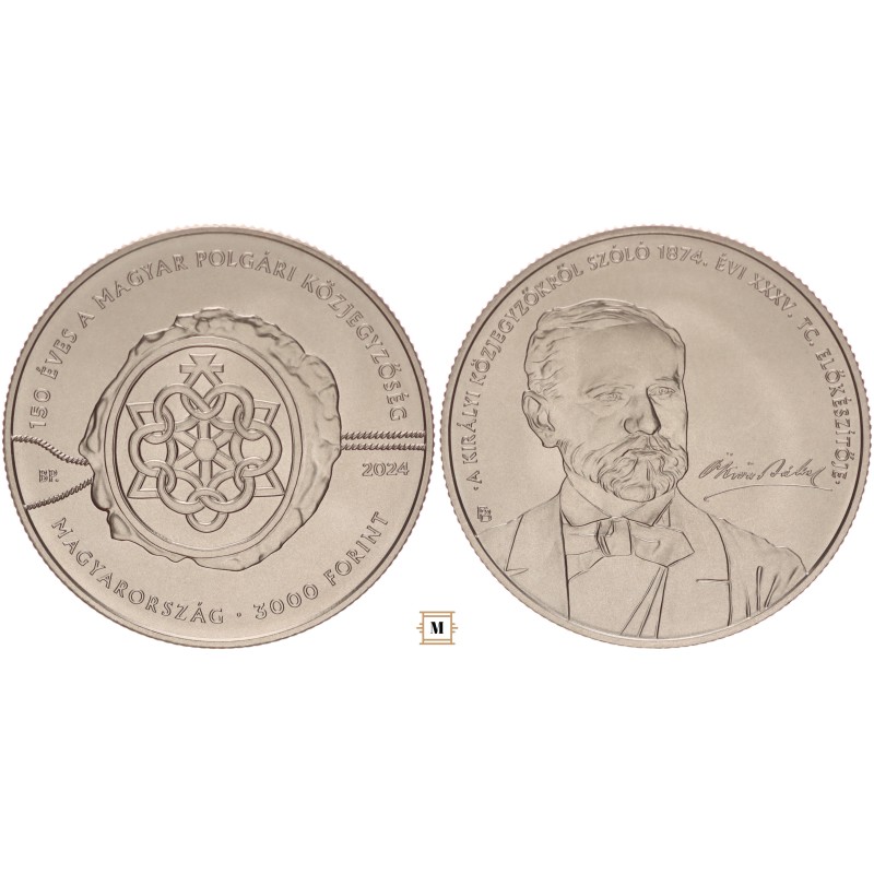 3000 forint 150 éves a Magyar Polgári Közjegysőség 2024 BP 3000 forint 150 éves a Magyar Polgári Közjegysőség 2024 BP