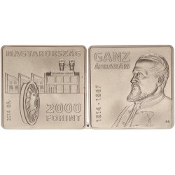 2000 forint Ganz Ábrahám 2014 BP