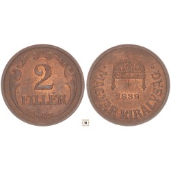 2 fillér 1939 BP